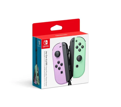 Vista 7 de Nintendo Joy-Con (L) - Neon Blue Switch