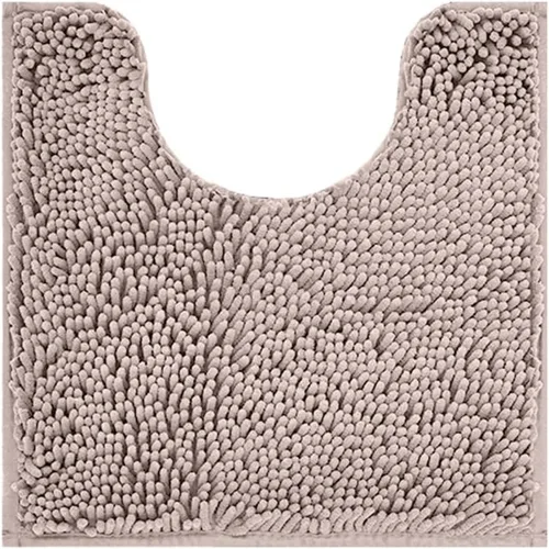 Vista 26 de Reyox Tapete de baño de felpilla, tapetes para inodoro en forma de U, tapete de baño de felpa suave, absorbente y peludo, tapete de contorno