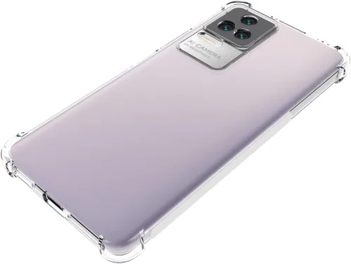 Vista 4 de USTIYA Funda para Xiaomi Poco F4/Redmi K40s 5G Clear TPU Cuatro Esquinas Cubierta Protectora Transparente Suave Funda