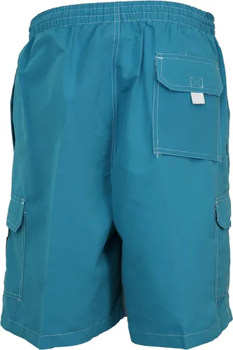 Vista 3 de SURF AVE Traje de baño clásico para hombre, cinco bolsillos, sin ojales