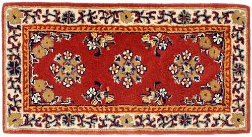 Vista 8 de Minuteman International Alfombra de lana oriental beige rectangular