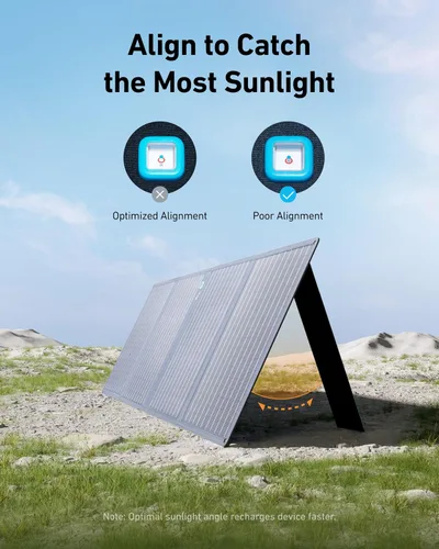 Vista 6 de Anker SOLIX C1000 Estación de energía portátil con panel solar bifacial de 100 W, generador solar de 1,800 W, batería LFP de 1056 Wh (LiFePO4), 6
