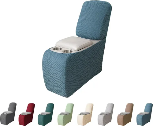 Vista 111 de Fundas de sofá reclinable seccional 100% impermeables para sofá reclinable en forma de L, funda de sofá modular de esquina en forma de L, fundas