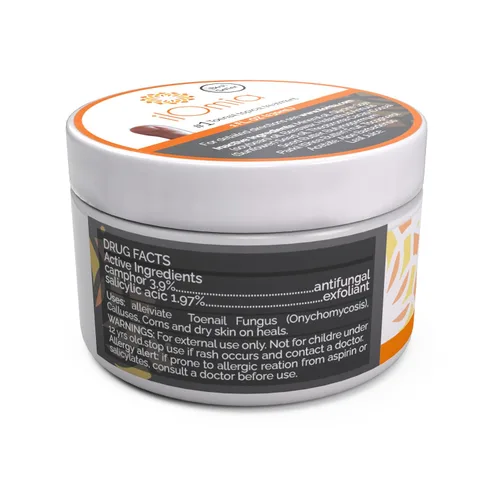 Vista 4 de Crema natural para hongos en las uñas de los pies - Para uñas dañadas, agrietadas, amarillentas y descoloridas - Botella de 1 onza - Fabricado