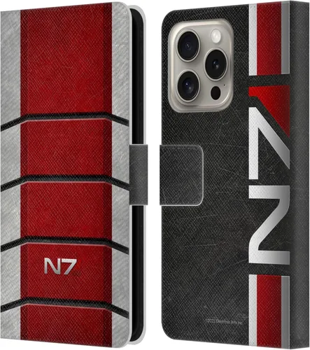 Vista 53 de Head Case Designs Funda de piel con licencia oficial de EA Bioware Mass Effect Cerberus Logo Graphics tipo cartera compatible con Apple iPhone 11