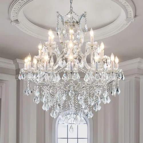 Vista 16 de Candelabros modernos de cristal para comedor, pequeños cristales para dormitorio, comedor, pasillo, isla de cocina, baño, armario