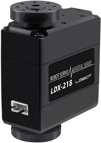 Vista 3 de LewanSoul LDX-218 Full Metal Gear Standard Digital Servo con rodamiento de bolas dual de alto par de 37.5 lbs para robot (ángulo de control 180)