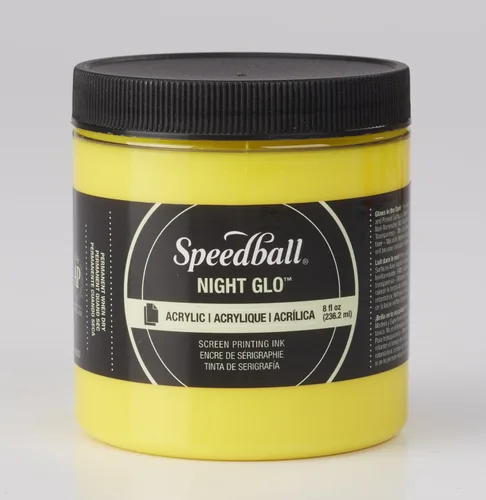 Vista 15 de Speedball Tinta acrílica para serigrafía, 8 oz, negra para impresiones en papel, fabricada en EE. UU