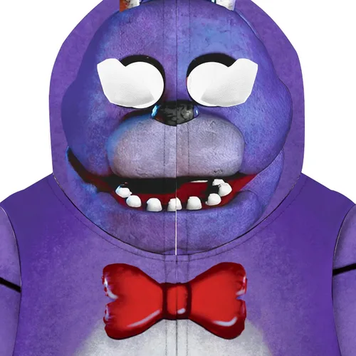 Vista 2 de Five Nights Hoodie for Boy Midnight Horror Bear Sweatshirt Long Sleeves Suitable for Autumn and Winter Zip Up 5-12y
