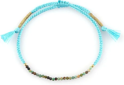 Vista 30 de Natural Beads Braided Bracelet, Energy Healing Crystals, Birthday, Gift for Her, Resizable Hand Braid Rope Thread Protection Bracelet for Men