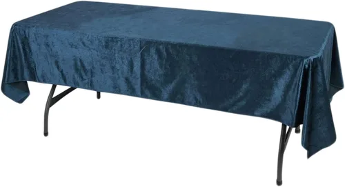 Vista 30 de Efavormart - Mantel rectangular de terciopelo negro prémium de 60 x 102 pulgadas para eventos de fiesta de boda
