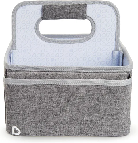 Vista 5 de Munchkin® Organizador portátil para pañales, color gris