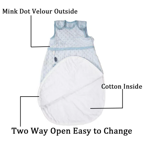 Vista 2 de Saco de dormir para bebé, saco de dormir para bebés de 3 a 6 meses, sin mangas, 9M, manta de transición para recién nacido, saco de transición
