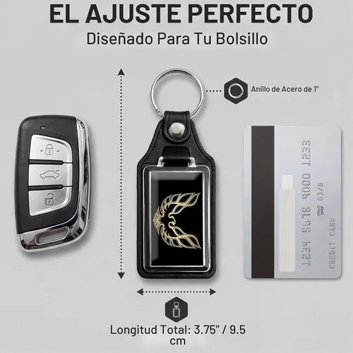 Vista 4 de Brotherhood Car Key Chain for Trans Am Firebird - Classic Models Keychain