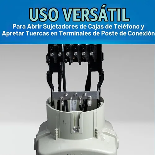 Vista 6 de Jonard Tools, M-216C/REX, Llave para latas, Casquillo exterior redondo