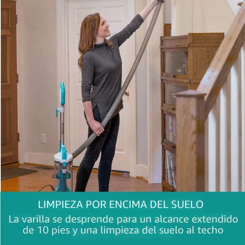 Vista 3 de Kenmore Aspiradora Vertical sin Bolsa de 2 Motores con Potente Succión Liviana Limpiadora de Alfombras con Manguera de 10', Filtro HEPA, 2