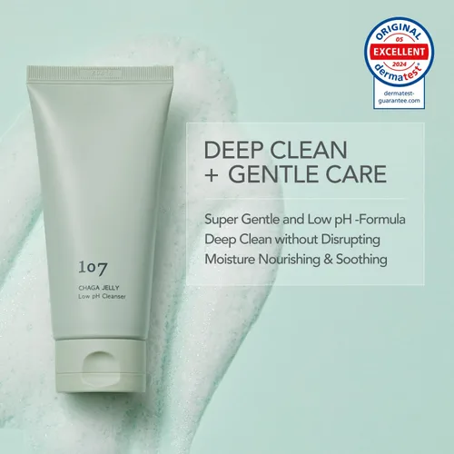 Vista 3 de 107 Limpiador de gel suave, pH bajo, limpiador sin pelar para pieles sensibles, enriquecido con ingredientes antioxidantes y calmantes, belleza