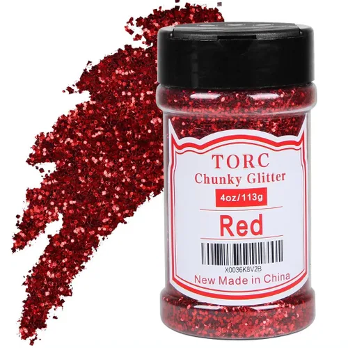 Vista 24 de TORC Brillantina gruesa negra de 4 onzas para manualidades de resina, tumblers, maquillaje cosmético, arte de uñas, decoración de festivales