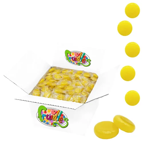 Vista 10 de Fruidles Caramelos duros con botón de fruta mixta, envueltos individualmente, media libra