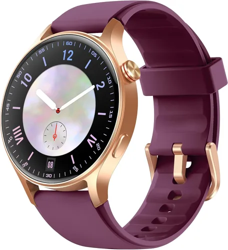 Vista 12 de Fitpolo Reloj inteligente para hombres y mujeres, pantalla táctil AMOLED de 1.3 pulgadas, rastreador de fitness, hacer/responder llamadas, monitor