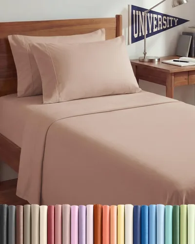 Vista 251 de Juego de sábanas Twin de 4 piezas - Cómodo, transpirable y refrescante - Juego de ropa de cama de lujo de hotel ultrasuave con bolsillos profundos
