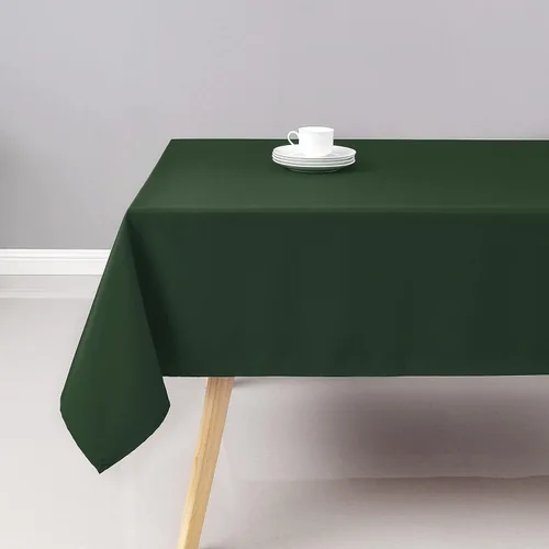 Vista 11 de Wewoch Mantel rectangular beige resistente al agua lavable de poliéster para comedor, cocina, fiestas, bodas y uso al aire libre, 52 x 70 pulgadas