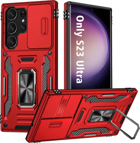 Vista 19 de ANGELAS - Funda a prueba de golpes para Samsung Galaxy S23 Plus, parachoques de silicona TPU con protección anticaídas, cubierta deslizante