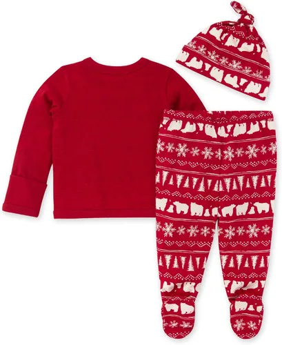 Vista 2 de Burt's Bees Baby unisex-baby Take Me Home Set, 3-piece Top, Pant, and Hat Bundle, 100% Organic Cotton
