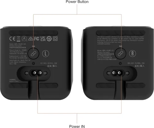 Vista 3 de Klipsch Flexus SURR 100 - Altavoces de sonido envolvente con tecnología Dolby Atmos inmersiva, color negro