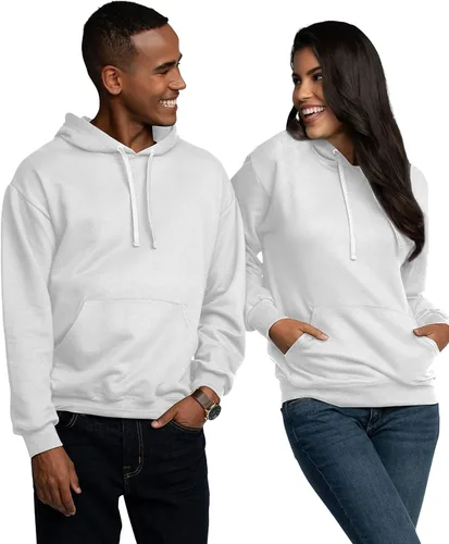 Vista 4 de Fruit of the Loom Eversoft Fleece Hoodies, Pullover & Full Zip, Moisture Wicking & Breathable, Sizes S-4X