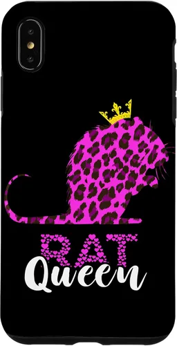 Vista 11 de Rat Queen Crown Leopard Mouse Rat Lover Rodent Rat Owner Case for iPhone 17