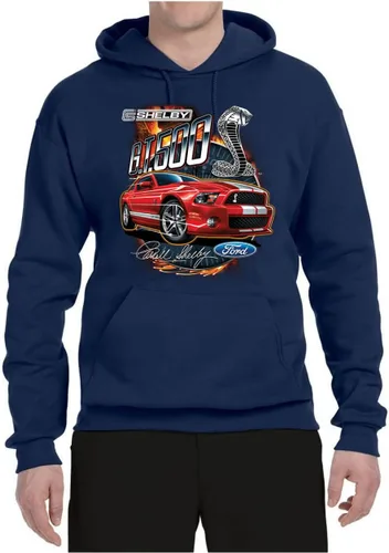 Vista 9 de Wild Bobby Shelby GT500 Cobra - Sudadera con capucha con diseño oficial de Ford Motors Cars and Trucks