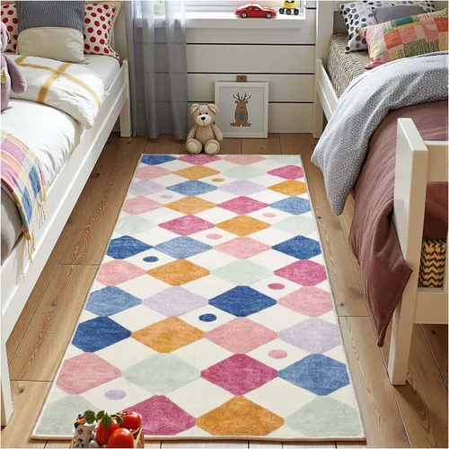 Vista 38 de jinchan Alfombra a rayas de 2 x 3 para entrada, alfombra de cocina, tapete pequeño, antideslizante, ligero, de bajo perfil, decoración para entrada