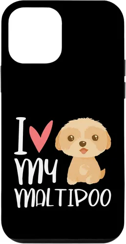 Vista 16 de iPhone 16 Maltipoo Dog Lover Hybrid Multipoo Breeder Heart Fur Parent Case