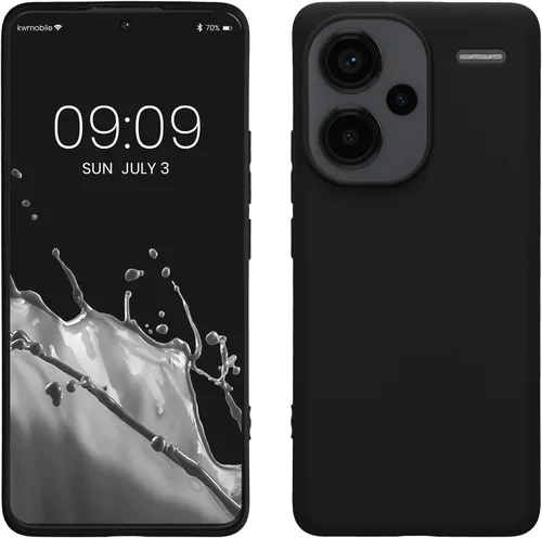 Vista 78 de kwmobile Funda compatible con Xiaomi Redmi Note 9S / 9 Pro / 9 Pro Max - Funda protectora de silicona TPU suave y delgada - Negro mate