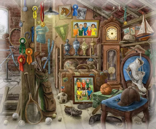 Vista 10 de Ravensburger - Escape Room Mystery - 6 rompecabezas - 99 piezas cada uno - Visiones creativas de 6 salas de escape diferentes para armar tu salida