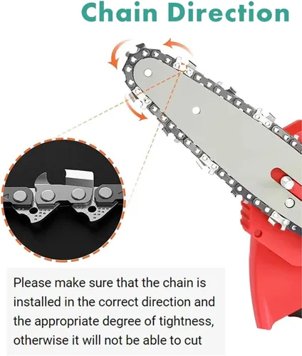 Vista 2 de Paquete de 3 cadenas de motosierra de 10 pulgadas 3/8 050 40dl para Echo CS-271 CS280 CS290 CS300, Remington RM1035P, Worx WG309, Sun Joe SWJ803E