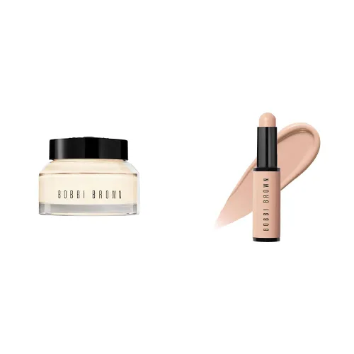 Vista 11 de Bobbi Brown Base facial enriquecida con vitaminas, base hidratante e hidratante 2 en 1, con manteca de karité, ácido hialurónico y vitaminas