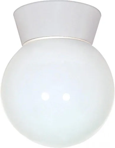 Vista 4 de Nuvo Lighting SF77/156 - Accesorio utilitario de aluminio fundido a presión duradero al aire libre cerca del techo, porche y patio, luz con cilindro