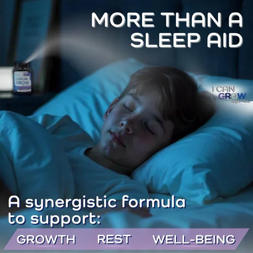 Vista 7 de I Can Grow NightTime Kids Vitaminas Multivitaminas Ayuda para Dormir Magnesio para niños con bisglicinato de magnesio Calma y recuperación