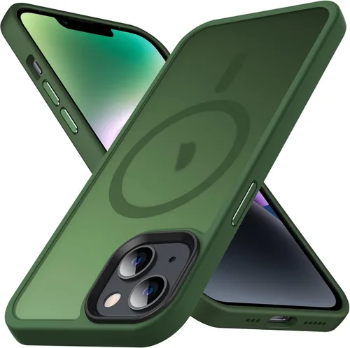Vista 27 de Anqrp Funda magnética a prueba de golpes para iPhone 12 Pro Max, [compatible con MagSafe] [probada contra caídas de grado militar] Funda delgada