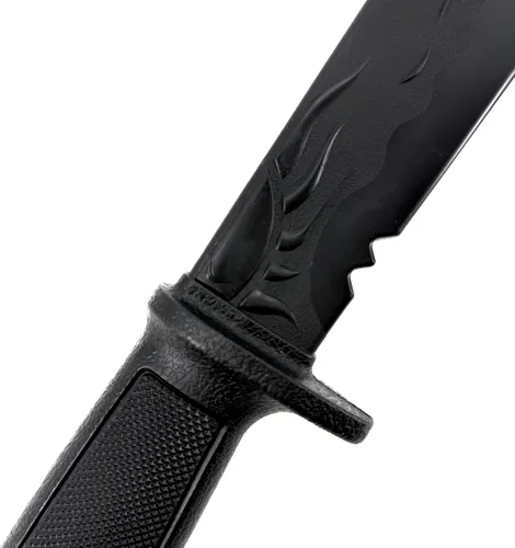 Vista 3 de E-BOGU Espada negra de polipropileno estilo Kukri (24.5")