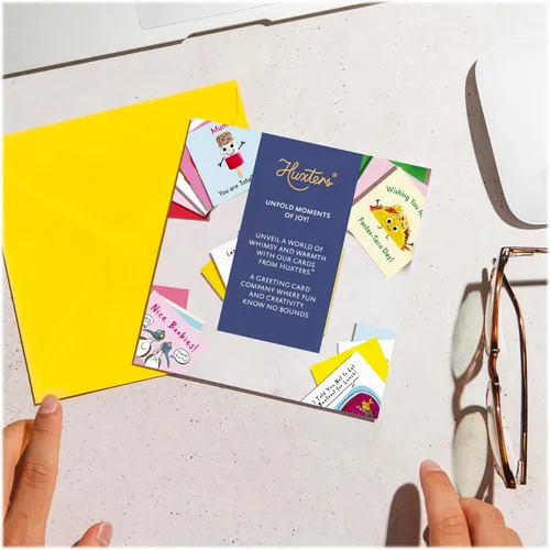 Vista 4 de Huxters Tarjeta de cumpleaños para tía WonderAuntie – Tarjeta de feliz cumpleaños para ella – regalos para mujeres – Tarjeta de cumpleaños – Tarjeta