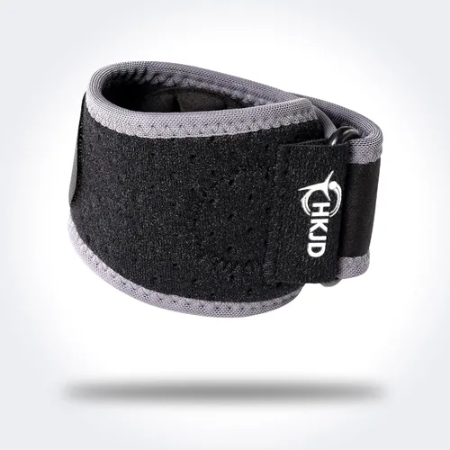 Vista 2 de Codera de codo de tenis para hombres y mujeres, codera de codo para tendinitis y codo de golfistas, codera de codo ajustable para hombres con 2