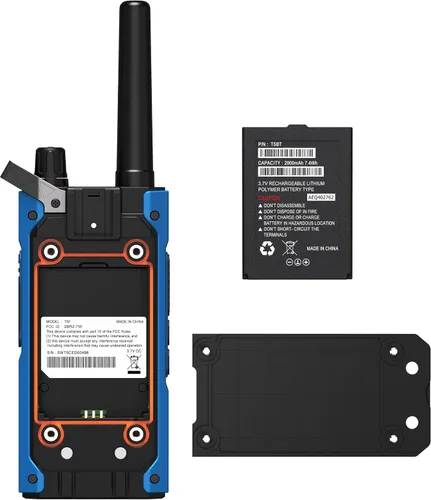 Vista 9 de T5 Business FRS Walkie Talkies de largo alcance con auriculares, paquete