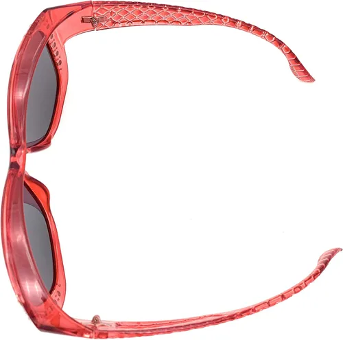 Vista 3 de Incredible Bargains The Starlet - Gafas de sol rectangulares ovaladas con diamantes de imitación de mariposa y ajuste de 2.165 in