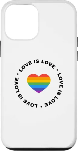 Vista 12 de iPhone 15 LGBTQ Community Lesbian Gay Bi Trans Love Is Love Culture Case