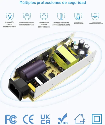 Vista 5 de ALITOVE tira flexible de luces led de 32.8 pies= 10 m de 600 ledes 5050 de luz blanca cálida DC de 24 V