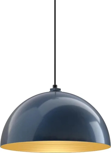 Vista 97 de Steel Lighting Co. Melrose - Lámpara colgante Montada en el techo Cúpula redonda de 18 pulgadas Estilo moderno contemporáneo de granja