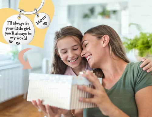 Vista 4 de MAIBAOTA Llavero de agradecimiento inspirador para amigos, compañeros de trabajo, mamá, papá, parejas, hermana, regalo de cumpleaños de Navidad